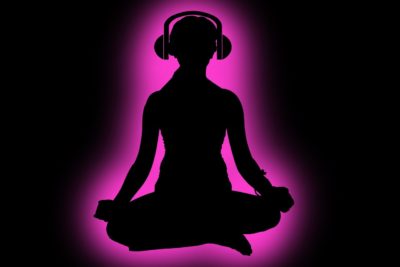 Meditación Con Auriculares, Siguiendo Una Meditación Guiada Por Audio